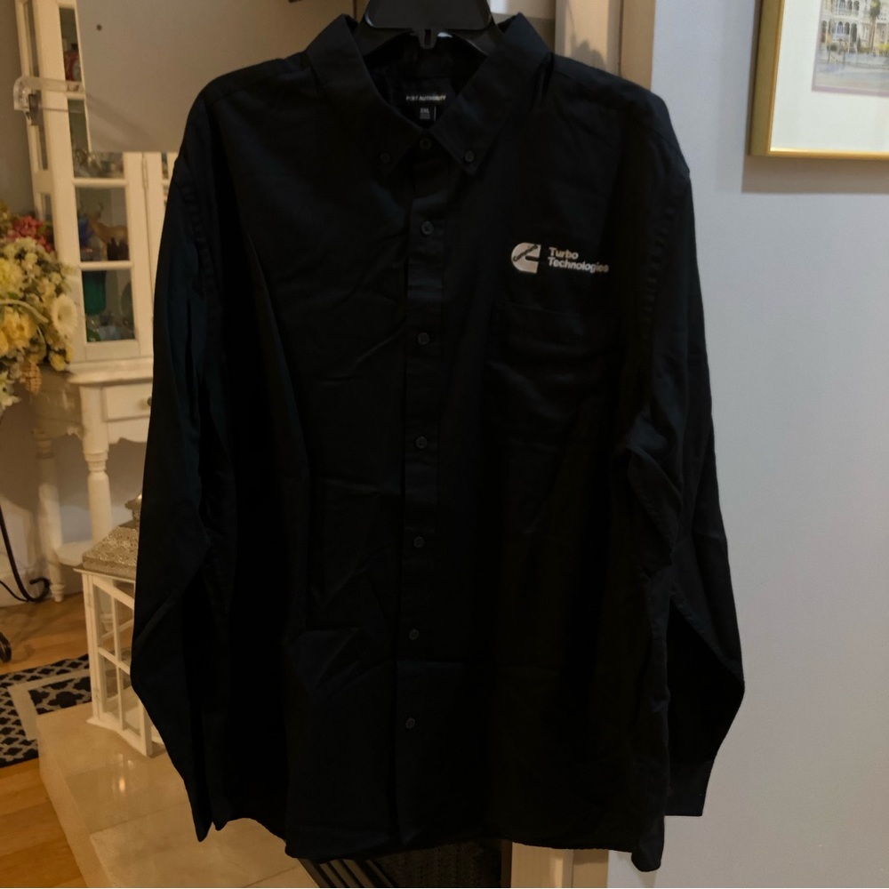 Port Authority Embroidered Button Up Collared Work Shirt